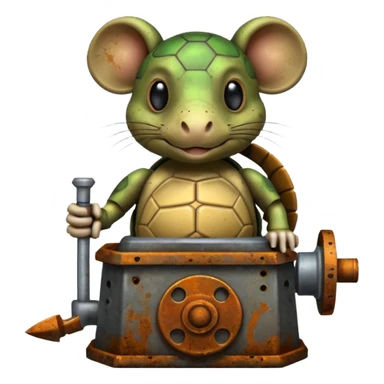 Turtle rat grinder sticker