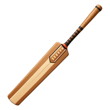 make a emoji of cricket bat sticker