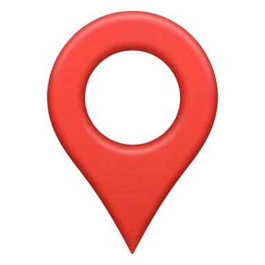 White Google maps sticker