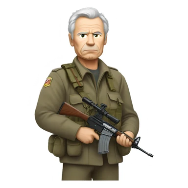 Mikhail Kalashnikov sticker
