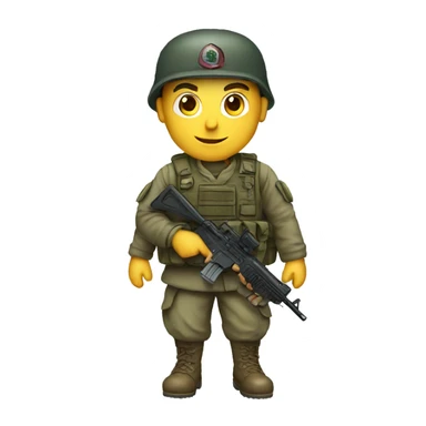 Turkish soldier sticker