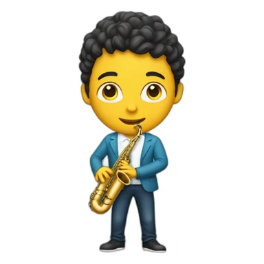 sax student sticker