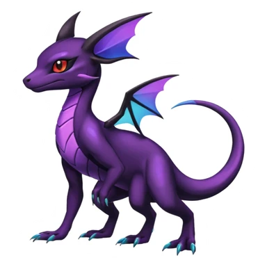 Shiny Salandit-Noivern-Umbreon-Hybrid (Full body) sticker