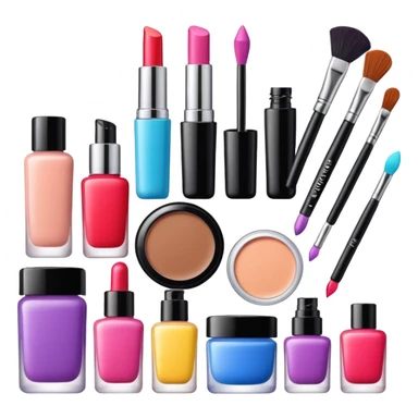 Productos de maquillaje  sticker