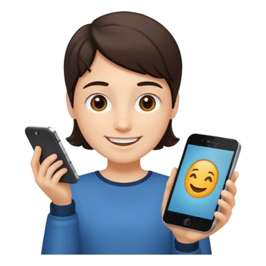 A person creating content/art/influence/communicator/storyteller  sticker