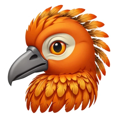 Terror bird emoji sticker