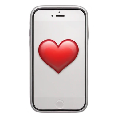 I phone Whit heart broke sticker