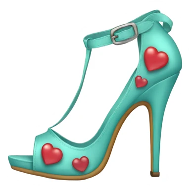 High heel sticker