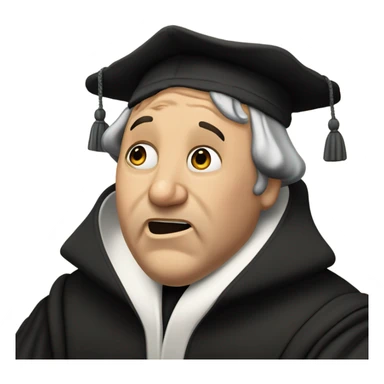 Martin Luther slapping his own face sticker