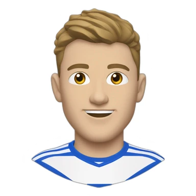 Gauthier hein aj Auxerre player sticker