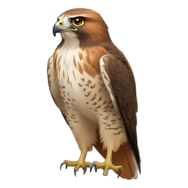 Red-Tailed Hawk sticker
