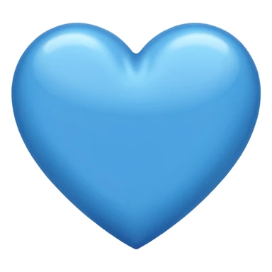 Cuore azzurro sticker
