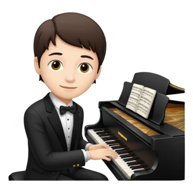 Luthier young pianist  sticker