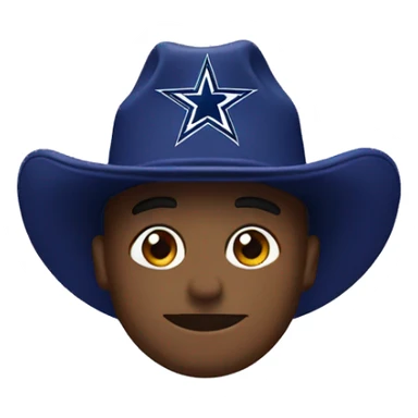 Purple hat with Dallas cowboys logo sticker
