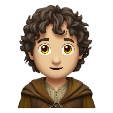 frodo hobbit sticker