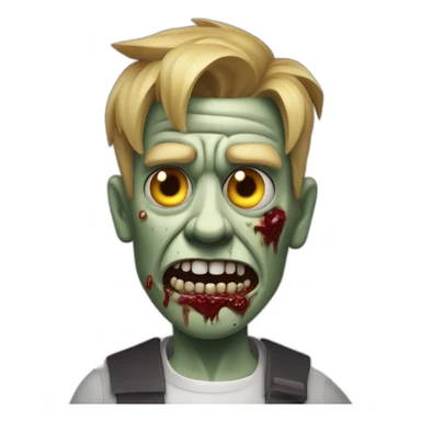Zombie Gordon Ramsey sticker