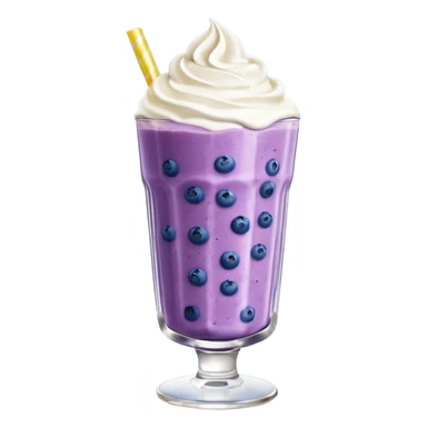 blueberry smoothie show sticker