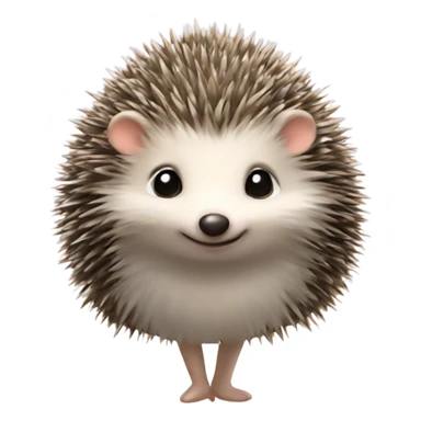 Hedgehog in a ballet suit ￼ sticker