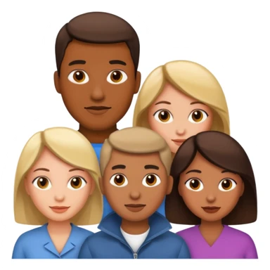 one guy and 4 girls sticker