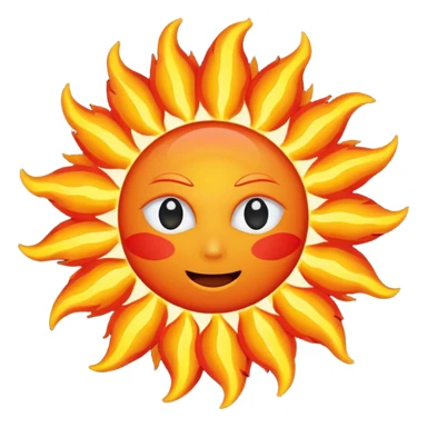 from earth point of view sun exploding  sticker