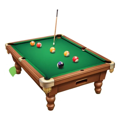 Pool table sticker