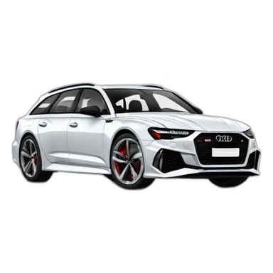 audi rs6 sporback sticker