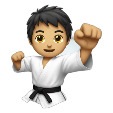 karate-winner sticker