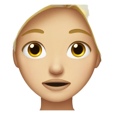 Blonde white girl crying sticker