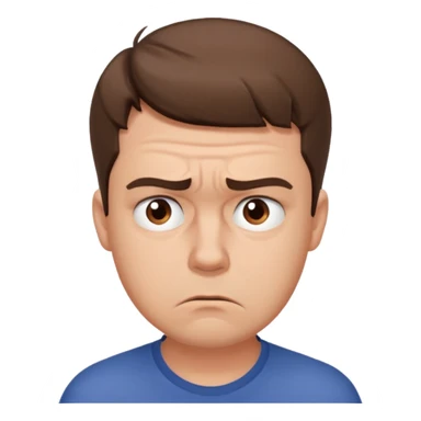 stressed man sticker