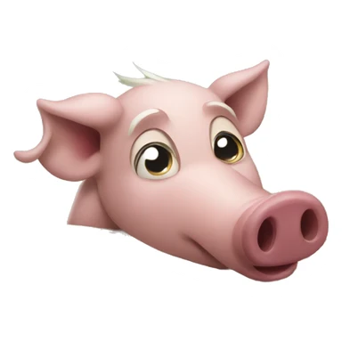 Hog Log Talking sticker