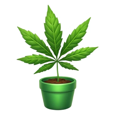 Twerking pot leaf sticker