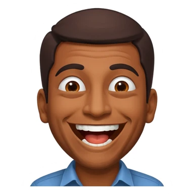 a guy from kerala laughing sticker