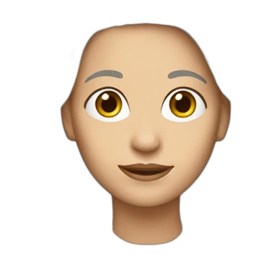 Mujer de 52 años con el pelo blanco sticker