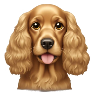 Golden cocker spaniel sticker