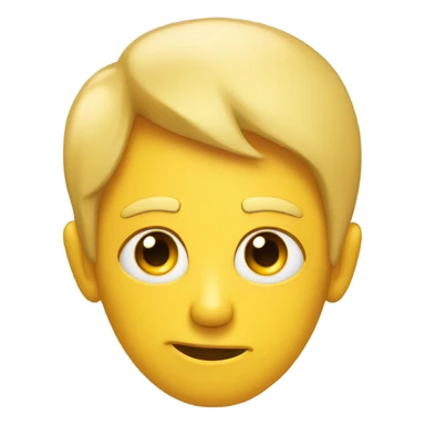 Eye roll and sigh yellow emoji  sticker