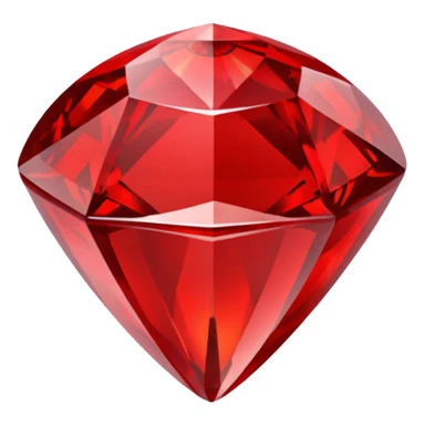 magic red gem sticker