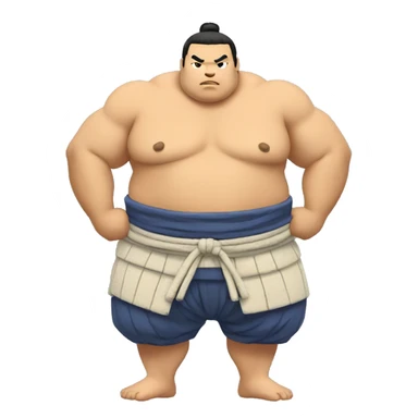 sumo fighter full body sticker