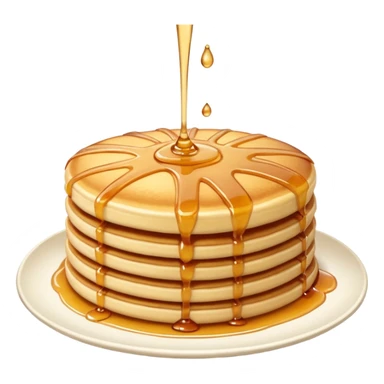 Pfannkuchen mit Sirup sticker