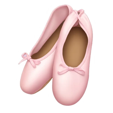 Pale pink ballet shoes sticker