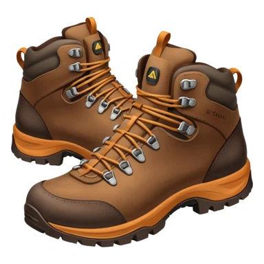 Mountain treaking shoes sticker