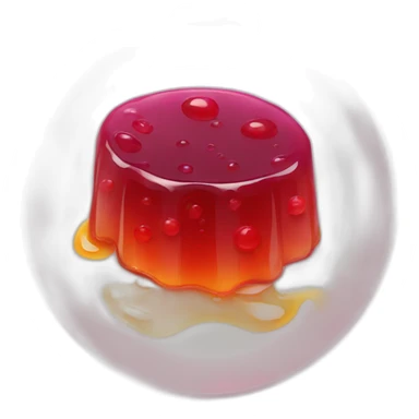plate of jelly sticker