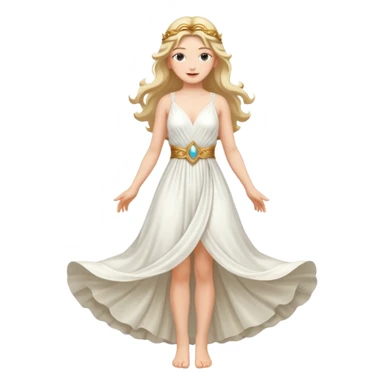 goddess full length sticker