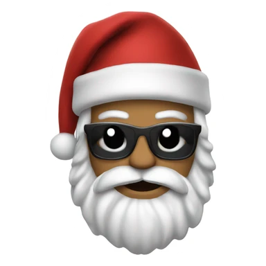 Punk rock Santa Claus sticker