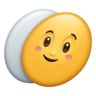 To balll and tall oval in the middle sticker