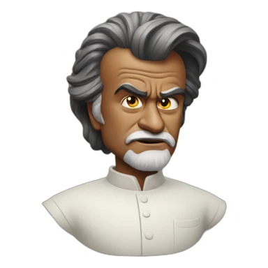 Confused rajinikanth sticker
