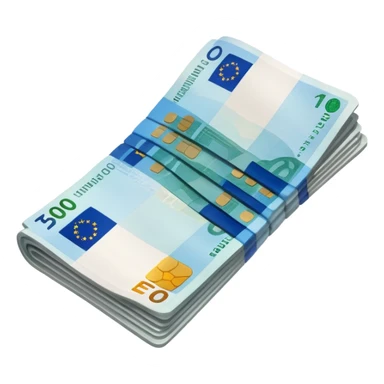 Digital euro bills  sticker