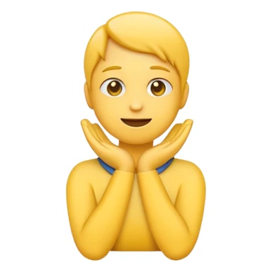 emoji with hands around neck sticker