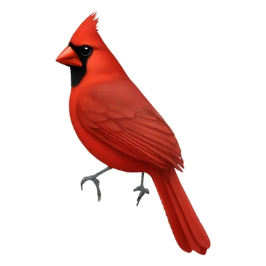 Northern cardinal sticker