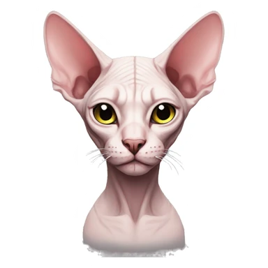 Anthro Punk Sphynx sticker
