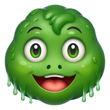 Create an regular circle emoji that is rolling his eyes and super gross sticker